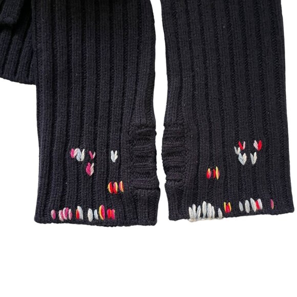 Zadig & Voltaire Malta We Core Cho Sweater Size S Merino Wool Navy Blue $398 - Picture 4 of 8